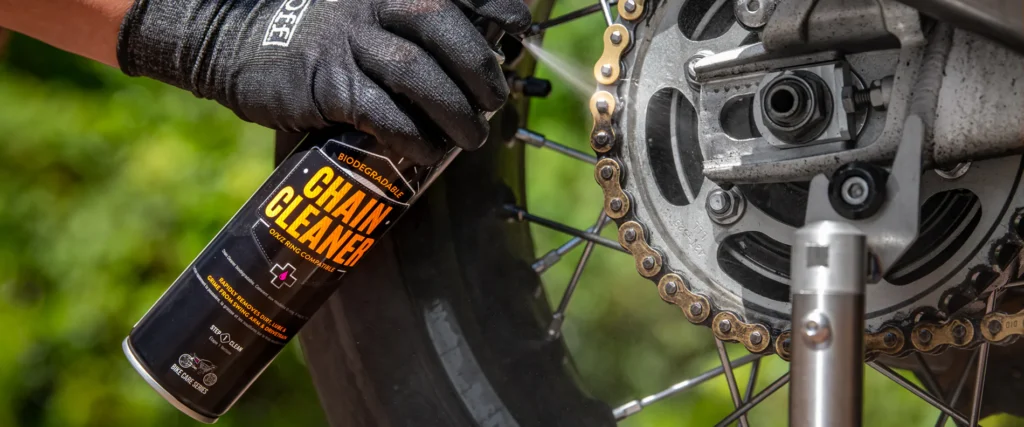 basic motorcycle maintenance. Chain Lubing