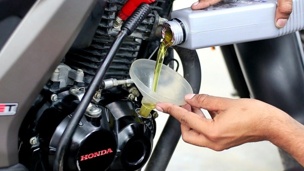 basic motorcycle maintenance, Oil change